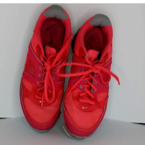 Nike Training Women's Hot Pink & Gray Running Sneakers - Size 7 1/2 - Picture 3 of 6